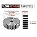 1M 13/14/15/16/17/18Teeth Gear Rack Spur Gear Machinery Industry 45 Steel CNC Pinion 1Pcs(5mm,1PC 15Teeth)