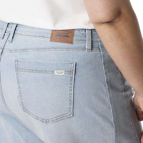 Levi Strauss Signature Gold Women's Heritage Barrel Jeans (Available in Plus), (New) Pompeii Light, 26 Plus - image 4