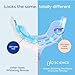 GLO Science — GLO Classic Brilliant Teeth Whitening Device Kit w/Patented Warming Mouthpiece and Blue LED Light Technology — Designed for Sensitive Teeth, White Device