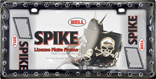Bell Automotive 22-1-46117-8 Universal Chrome Spike Design License Plate Frame #TOP1