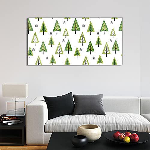 Tableau sur verre 120x60 cm Drawing dots lines pour déco de salon moderne