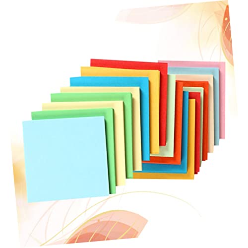 CRAFTHROU 500Pcs Papel Origami Para Papel Colorido Para Papel De Construção De Papel Quadrado De Pap