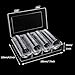 Zilphoba 60 PCS 41mm Clear Plastic Coin Capsules with Coin Holder Case, Airtight Coin Holders, Coin Storage Containers, Coin Supplies Plastic Holders, Coin Protectors