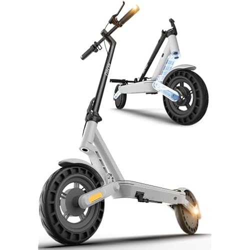Off Road Electric Scooter for Adults, 1200W-2000W Motor, 31-40+ Mile Range, 10.5-11" All-Terrain Tires & Dual Suspension