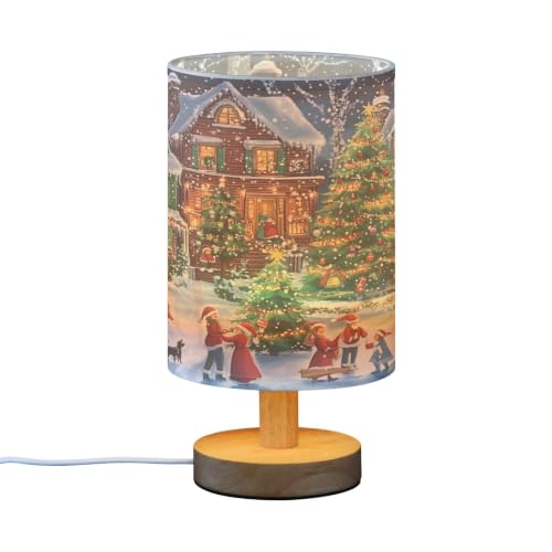 senya Christmas Table Lamp for Bedroom Living Room Christmas Town
