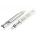 Uxcell Metal 3 Sections Drawer Ball Slides, 8", Silver Tone, 2 Piece