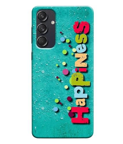 Image of Happiness Happy Printed Hard Back Case Cover Compatible for Samsung Galaxy M55 5G / M55S / F55 5G (Multicolor) - D1670