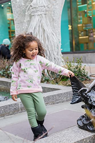 STAR WARS The Mandalorian Fleece Sweatshirt and Leggings Outfit Set Infant to Big Kid2