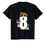 Kinder 8 Jahre Geburtstag Piratenbraut Geschenk T-Shirt T-Shirt