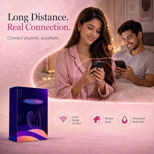 Image of mosey Couple Massager App-Controlled | Medical Grade Silicone | 6 Speeds Variations | Waterproof
