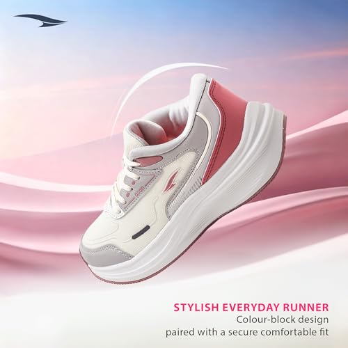 Image of ASIAN Olivia-13 Women's Running Shoes | Knit Mesh Walking Sneakers with Stylish Design, Bouncy Midsole & Steady Outsole | Lightweight Comfort, Travel & Work