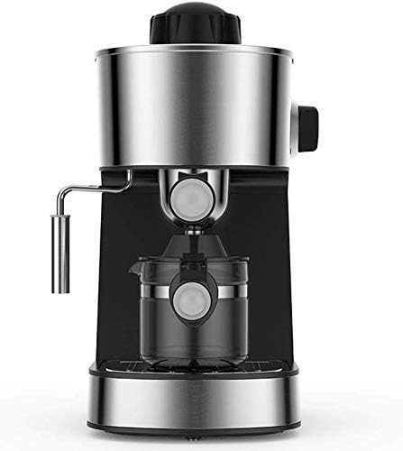 Cafetera Semi Automática de Vapor, 5 Bar, 240 ml, Color Plateado