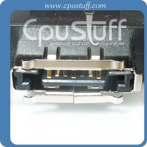 Cpu Stuff ESATA Panel Mount a SATA macho 14 pulgadas miniatura 2