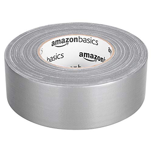 AmazonBasics General Purpose Duct Tape, 2\"W x 60 Yards, Silver, 2 Rolls - Thumbnail 4
