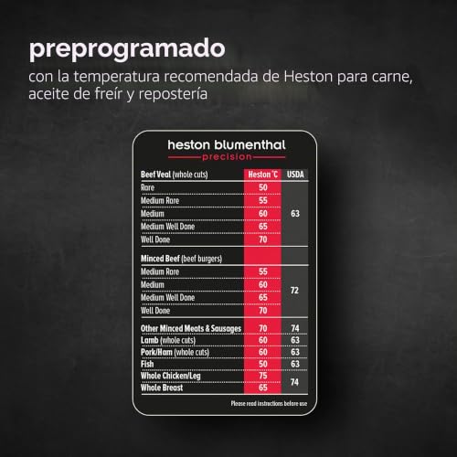 Termómetro digital Salter Heston Blumenthal con sonda de 14.5 cm de precisión 6