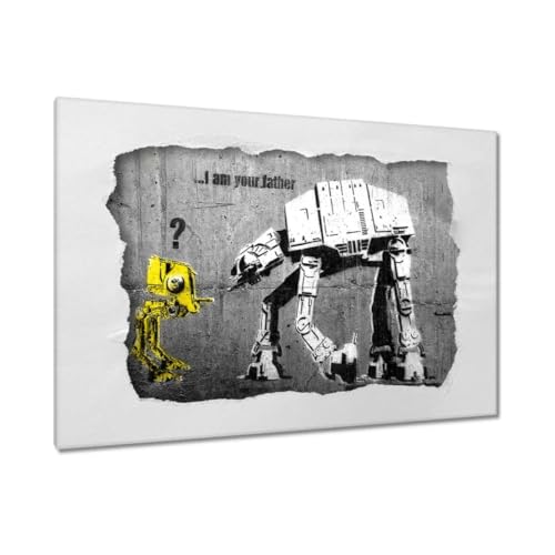 Banksy Im your father peinture sur toile deco inspirante