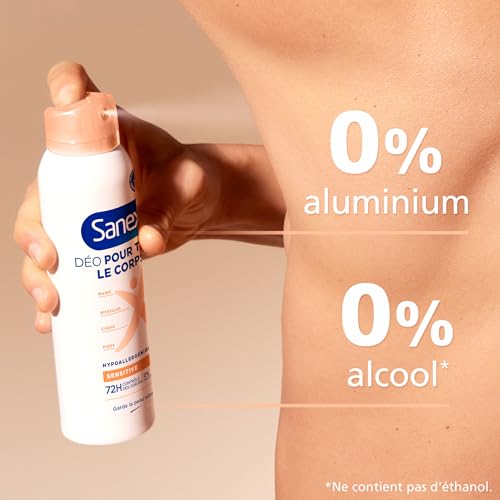 Déodorant Peau Sensible Sanex Crème anti odeur pieds et corps