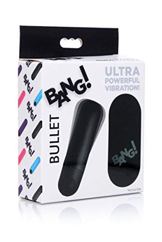 Vibromasseur Bullet avec Télécommande Noir Bang! Coup!