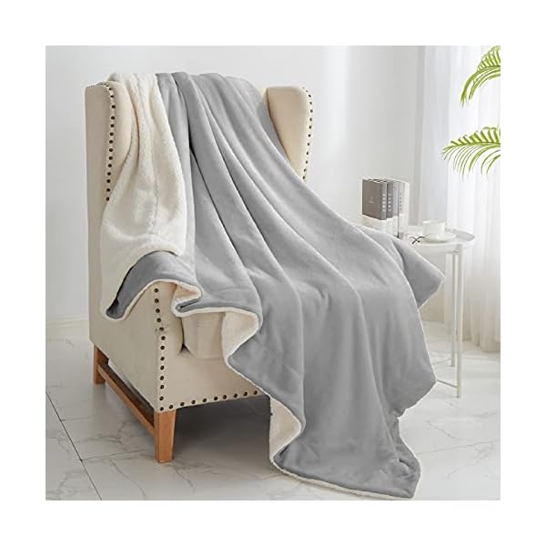 Walensee Sherpa Fleece Blanket Plush Throw Fuzzy Super Soft Reversible Microfiber Flannel Blankets For Couch, Bed, Sofa Ultra Luxurious Warm and Cozy For All Seasons
