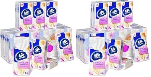 Image of 3-Ply Ultra Care Pocket Tissues, Travel Size (60 Packs of 10 Tissues)