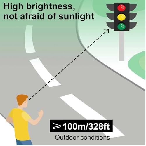 Semáforo LED impermeable IP67 con luz roja de seguridad vial 6