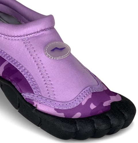 Image of NORTY Water Shoes for Boys and Girls - Swim Socks for Beach, Boat, and Pool - Skeletoe Barefoot Design - Cruise Ship Essentials for Kids - Hiking and Camping Footwear