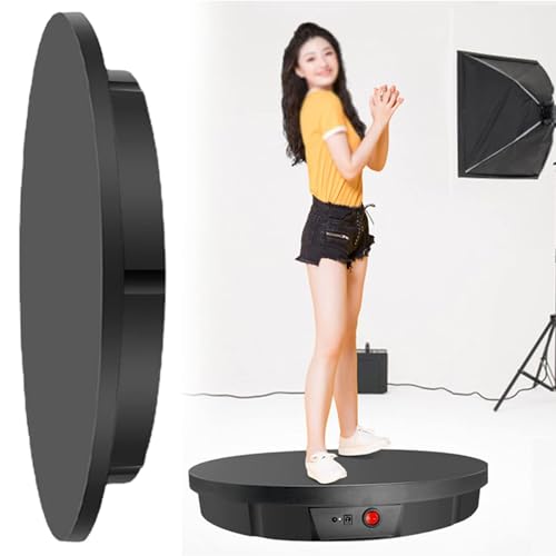 Présentoir rotatif motorisé pour photographie de produits, vitesse réglable avec