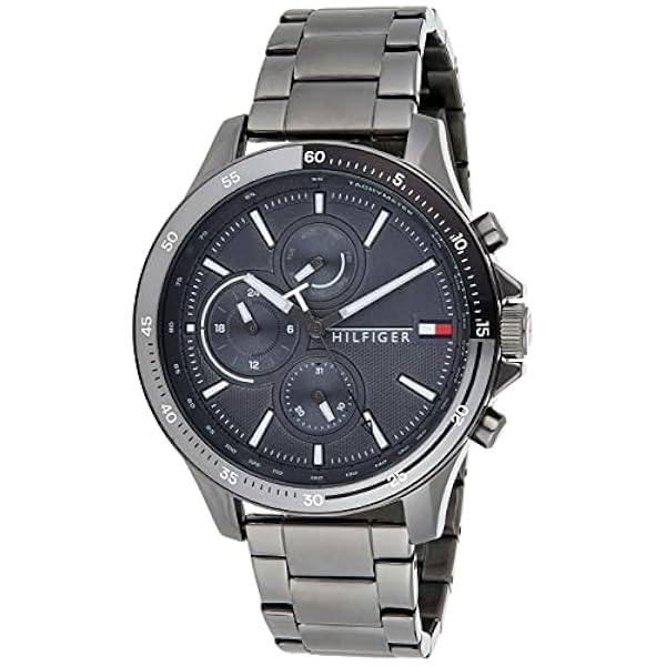 Tommy Hilfiger Heren analoog quartz horloge met roestvrijstalen band 1791719