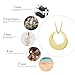 BEILIN Sterling Silver Circle of Life Eternity Memorial Urn Necklace Always with me Cremation Jewelry Pendant Necklaces for ashes (Gold)