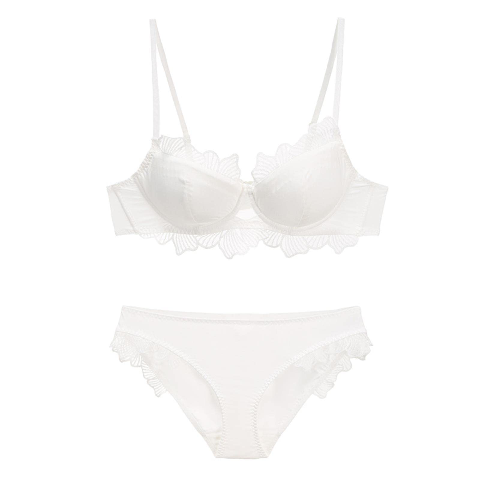 Sujetadores Mujer Sets De Sujetador De Encaje Buque De Estancia Bordado Juegos De Sujetador Francés Y Sinuoso Ropa Interior Transpirable Damas Empuje Up Bras