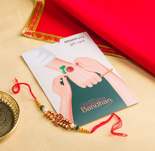 Image of Amazon Pay Gift Card with Eco-Friendly Seed Paper Rakhi Envelope | Gifts for Rakshabandhan