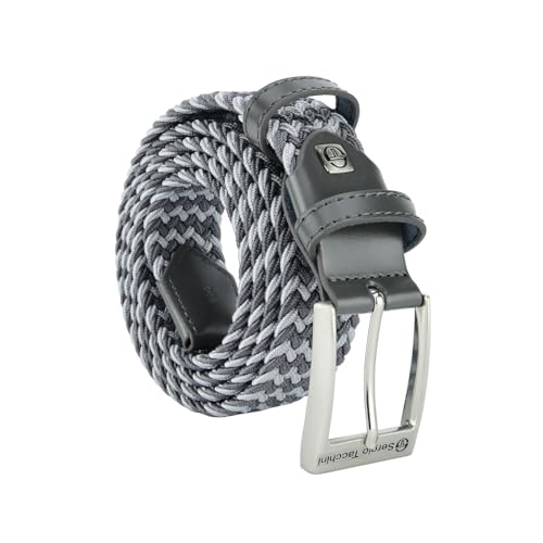 Sergio Tacchini Cinturón Elástico Trenzado para Hombre y Mujer,...