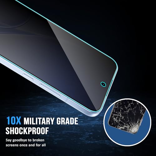 Image of FIRST MART Privacy Tempered Glass for Oppo Reno 15 & Reno 15C, 2 Pack | Anti-Spy 9H Screen Protector, Edge-to-Edge, Case-Friendly, Scratch Resistant, Bubble-Free