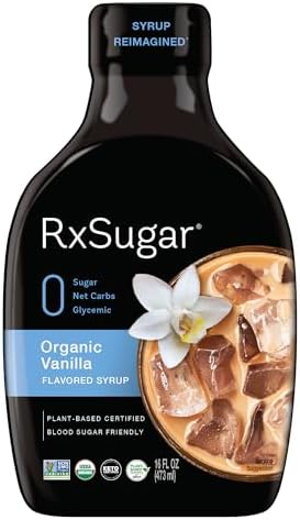 RxSugar KHCH00395965 16 fl oz Organic Vanilla Syrup