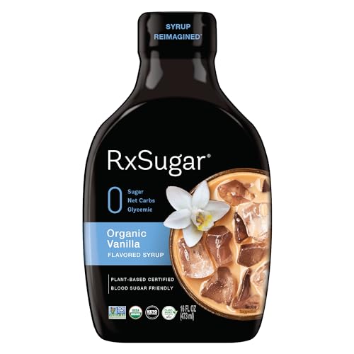 RxSugar KHCH00395965 16 fl oz Organic Vanilla Syrup