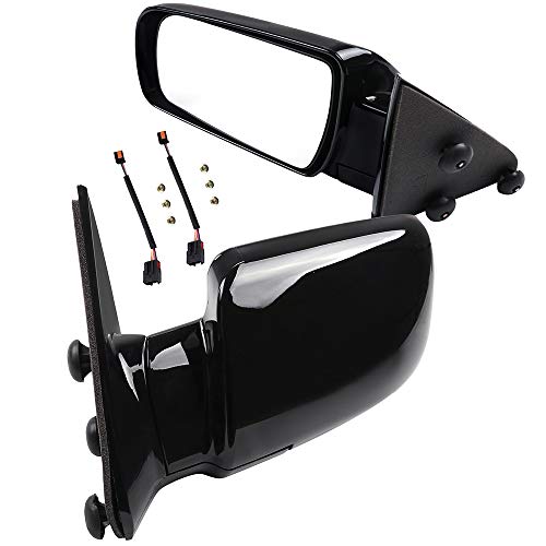 Scitoo Side View Mirrors A Pair Of Mirrors Fit Compatible With 1988-1999 For Chevy C1500 C2500 C3500 For Chevy K1500 K2500 K3500 1995-2000 For Chevy Tahoe Manual Folding 15036360 #TOP7