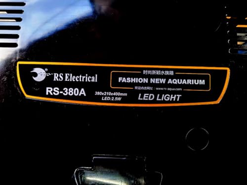 Image of RS 380A LED Aquarium Kit with Filter System, Complete Fish Tank Setup Colour May Vary as per Availability (White,Black,Green,Blue,RED,Yellow Etc) (1.3 feet) (30L) Size