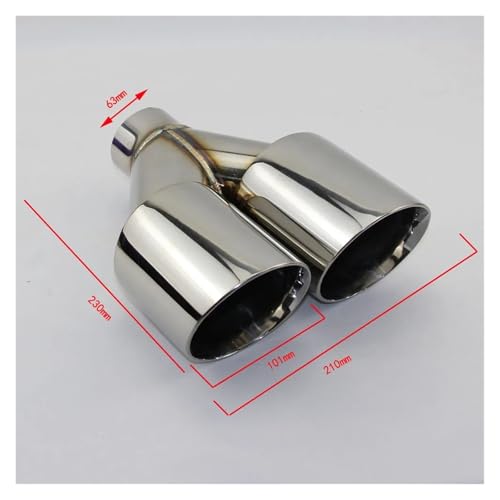 Embout Echappement Y en acier inoxydable de haute qualité pour une finition soignée du pot - 2