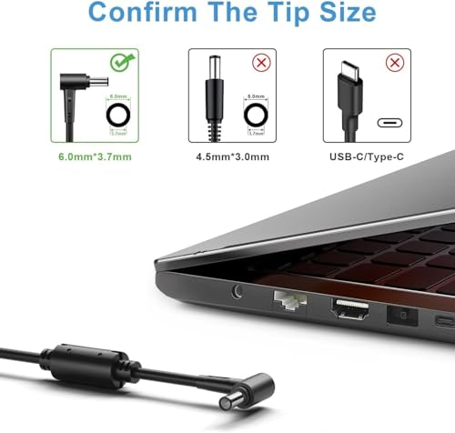 Image of 280W ADP-280EB B AC Charger Compatible with Asus Rog Flow X16 Rog Strix G15 G16 G17,14A /20V AC Adapter Rog Strix G18 Rog Strix Scar 15 17 SE ROG Zephyrus M16 Tuf Gaming A16 (6.0 X 3.7mm)