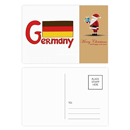 Cartes postales père Noël Germary pour décorer votre table de réveillon en famille