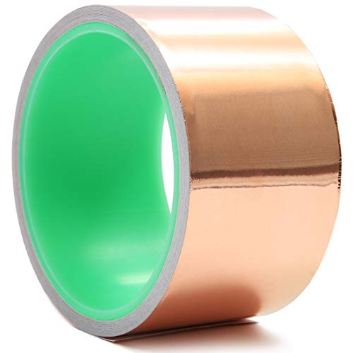 Copper Foil Tape with Conductive Adhesive for Electrical Repairs (2 in x 6 Yds) - Thumbnail 5