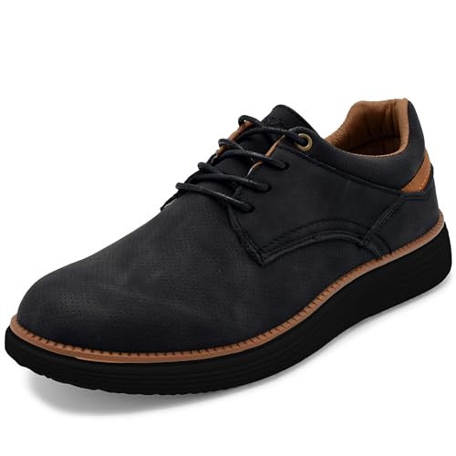 Image of AKADEMIKS Mens Dayton Oxford, Comfortable Footwear for Formal and Casual Wear