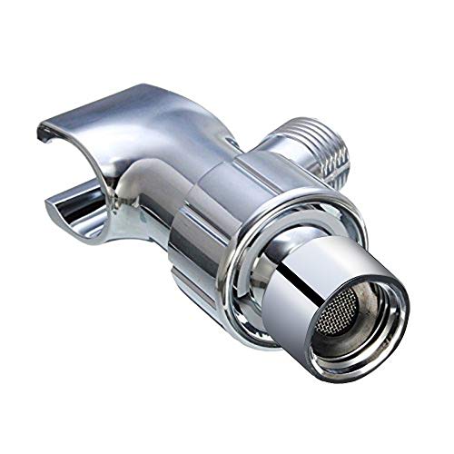 image for Adjustable Shower Arm Mount- with Universal Wall Hook Bracket and Bras