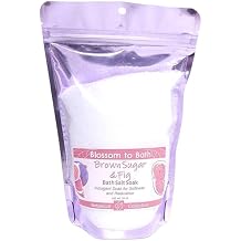 Brown Sugar & Fig Bath Salt Soak 16 Ounce - Natural Fragrance - is Perfect for Full-Body Relaxation, Foot Soaks, and Ritual Baths with a Rich Fruity Scent
