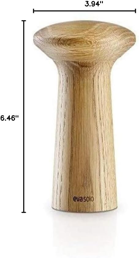 EVA SOLO - Salt & pepper mill 3 inch oak - Grinder from CrushGrind, 25-year guarantee on the ceramic parts - Oak