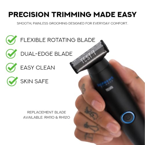 Image of Supreme Trimmer Testii Men's Body Groomer & Groin Hair Trimmer STH120