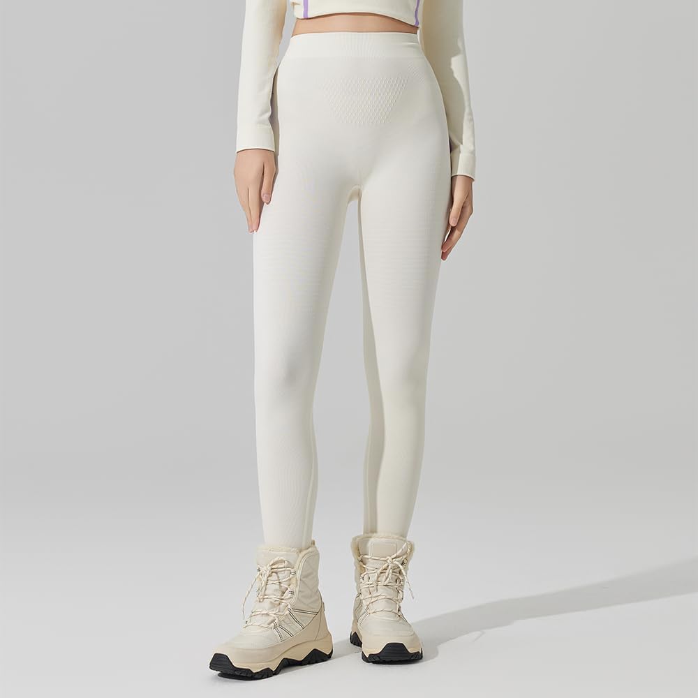 Ski Base Layer Sets Thermal Underwear Women Winter Lightweight Warm Athletic Slim Long Johns Asian Size