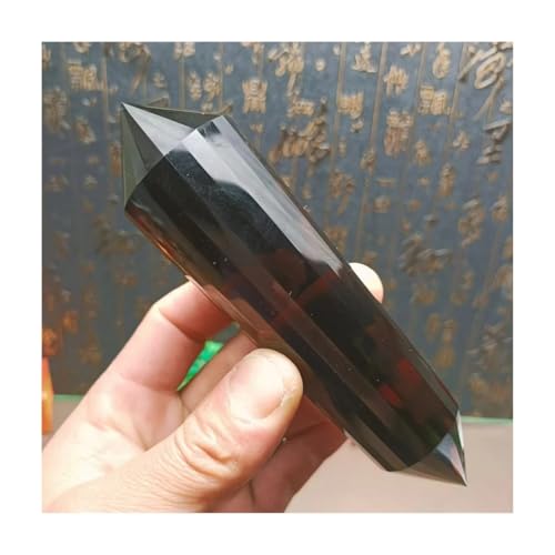 Cuarzo cristal biterminado de 140 mm con 24 facetas para regalar 7