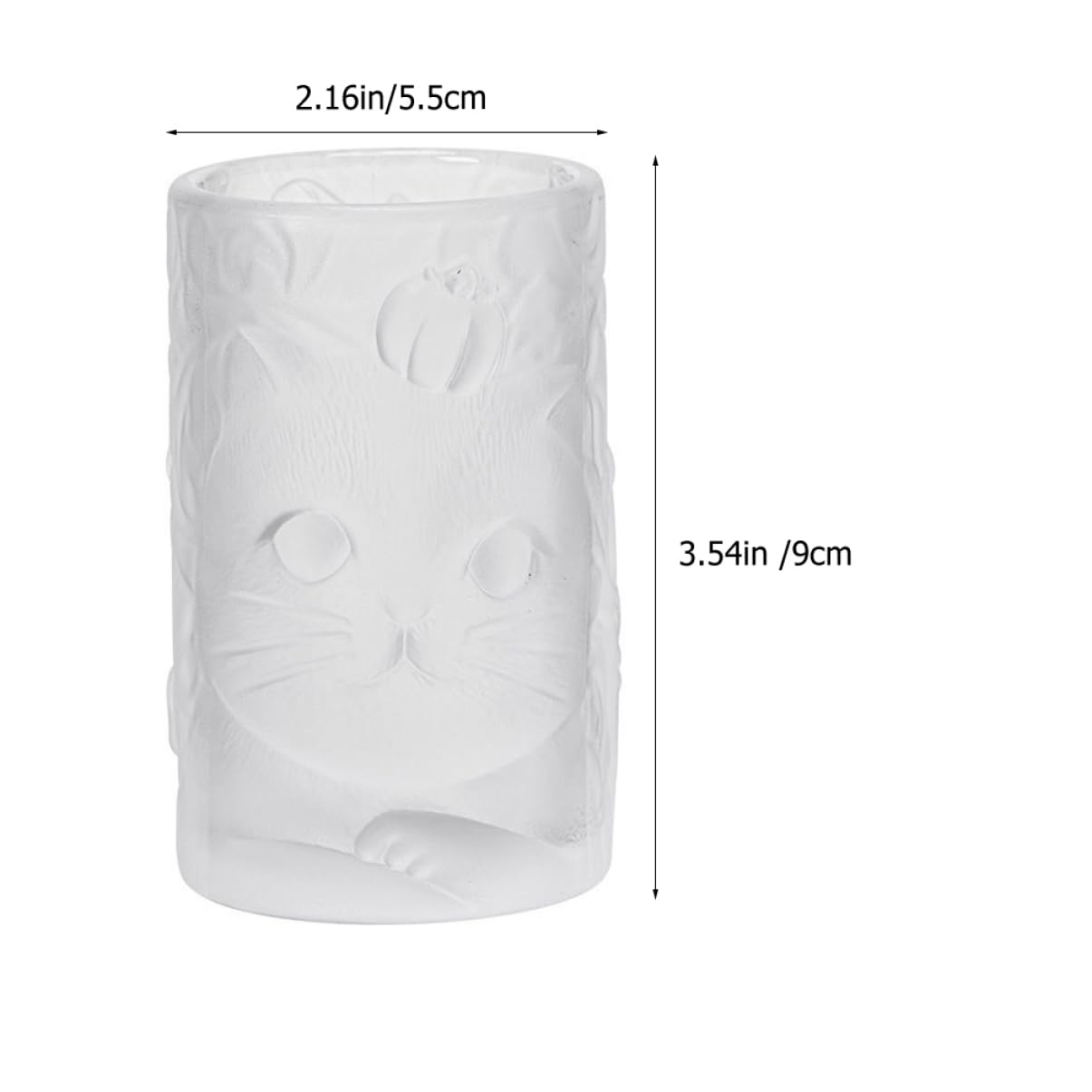 PRETYZOOM 5 Piezas Café exprés Margarita Vasos de Agua Clara Taza de café Decorativa té Fiesta Vasos de te Cat mug Vasos para Cafe Taza Cristal Copa de Vidrio Vaso de Jugo casero Transparent
