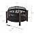 Sunjoy 27 in. Large Fire Pits for Outside Round Wood-Burning Fire Pit, Outdoor Patio Steel Bowl Shape Fire Pit with Mesh Spark Screen and Poker Tool